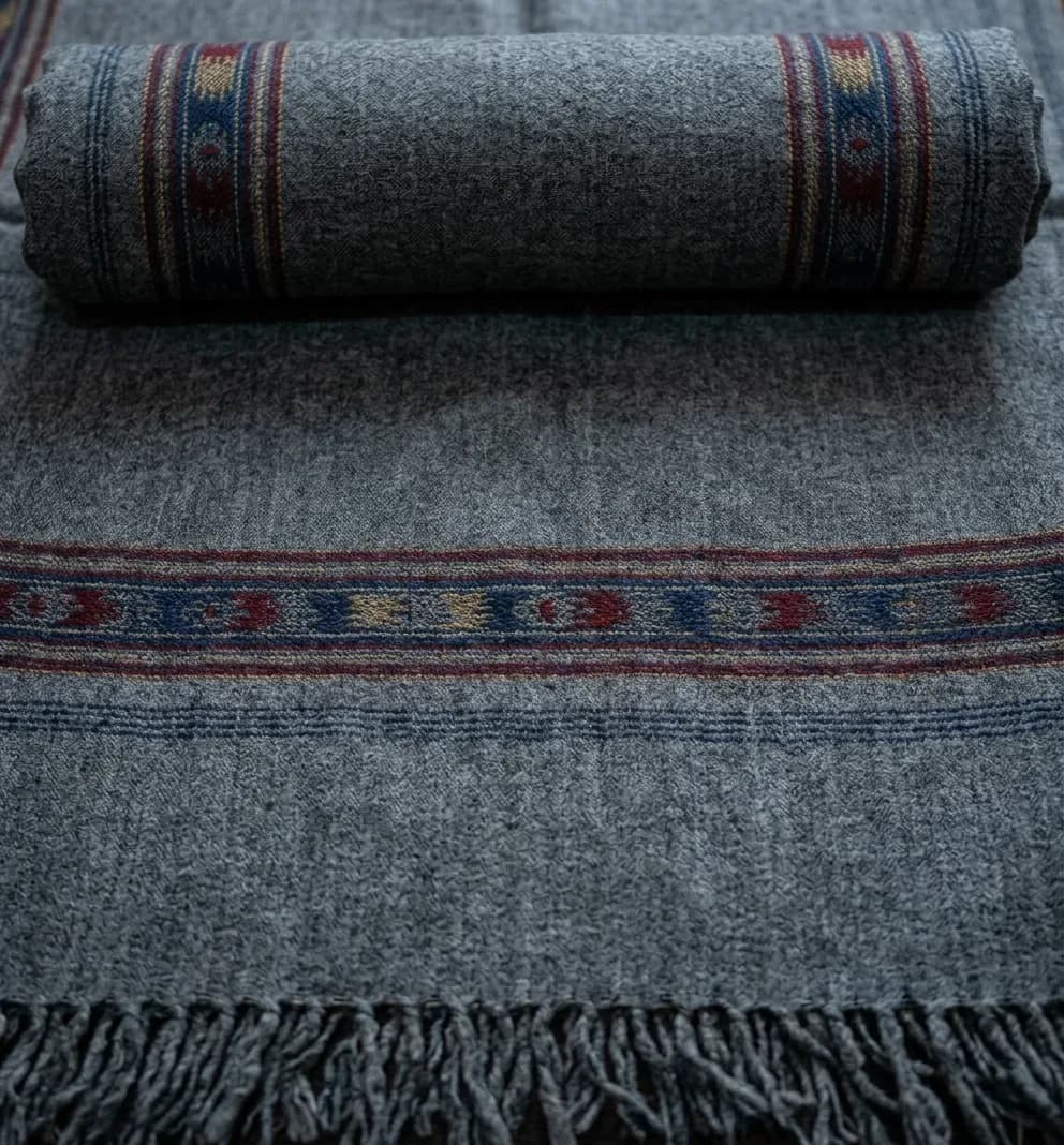 Swat Salampur Shawl — 72 Wool (450g)