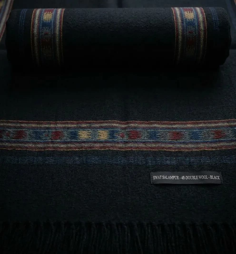 Swat Salampur Shawl — 48 Double Wool